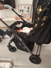 智兒樂(lè )嬰兒車(chē)0-3歲可折疊四輪避震新生兒推車(chē)雙向推行高景觀(guān)嬰兒推車(chē) 奢華版-金枝葉【可坐可躺+餐盤(pán)】 曬單實(shí)拍圖