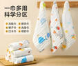 潔麗雅（Grace）毛巾純棉A類(lèi)兒童毛巾洗臉紗布巾4條裝口水巾兒童寶寶洗臉?lè )浇?曬單實(shí)拍圖