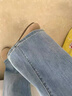 帥西歐高品質(zhì)淺藍喇叭牛仔褲女2026春款低腰彈力垂感顯瘦馬蹄褲 淺藍色 長(cháng)褲 XS 【75斤-88斤】 曬單實(shí)拍圖