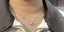 周大生【生日禮物】莫比烏斯環(huán)銀項鏈跳動(dòng)的心輕奢鎖骨鏈送女友 曬單實(shí)拍圖