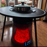 奧克斯電暖桌取暖器圍爐煮茶智能語(yǔ)音電熱火焰電暖器2025新款帶暖桌子一體多功能大面積家用取暖爐小太陽(yáng) 豪華配置-智能語(yǔ)音-取暖-燒烤-煮茶-圍爐桌 曬單實(shí)拍圖