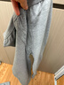 三槍100%純棉男士薄款保暖內衣男精梳棉秋衣秋褲套裝全棉打底衫秋冬季 淺麻灰（中厚100%棉） L /170推薦100-135斤 曬單實(shí)拍圖