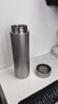 胖東來(lái)同款純鈦保溫杯商務(wù)直身杯茶水分離大容量水杯茶杯水壺500ml禮物 灰色【白盒包裝】 500ml 曬單實(shí)拍圖