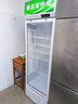 揚子立式冷藏保鮮幼兒園展示柜食品留樣帶鎖餐廳冰箱商用食堂展示 白60*53*190cm 溫度顯示+雙鎖款 曬單實(shí)拍圖
