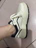 萊爾斯丹春季新款LSY時(shí)尚休閑拼色厚底低幫女板鞋4T39601 米白色+黑色 BKL 35 曬單實(shí)拍圖
