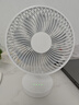 卡西道夫小風(fēng)扇桌面風(fēng)扇可充電家用臺式電風(fēng)扇小型辦公室宿舍廚房風(fēng)寶usb便攜充電式搖頭臺扇大風(fēng)力 【超大風(fēng)8寸】充插兩用+定時(shí) 【標配】配Type-C數據線(xiàn) 曬單實(shí)拍圖