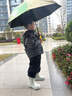 牧萌兒童雨鞋男童女童寶寶防水防滑耐磨雨靴 橄欖綠【束口款】32 曬單實(shí)拍圖