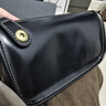 高巴度（GORBADO）2026新款時(shí)尚女士包包斜挎腰包小眾百搭質(zhì)感真皮輕便寬肩帶單肩包 黑色 曬單實(shí)拍圖