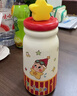 壹滴滴星星人保溫杯高顏值陶瓷內膽吸管水杯女可愛(ài)便攜茶水分離泡茶杯子 黃色500ml 曬單實(shí)拍圖