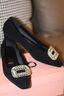 卓詩(shī)尼黑色單鞋女2026春季新款不累腳軟底瑪麗珍鞋法式淺口平底鞋 黑色 37 曬單實(shí)拍圖
