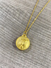 FUSSEM足金本命佛十二生肖黃金吊墜純金圓牌本命年金飾菩薩項鏈羊雞鼠狗 虎牌本命佛吊墜【贈鍍金項鏈】約1.6g 曬單實(shí)拍圖