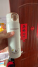 史努比（SNOOPY）保溫杯彈跳蓋杯子316不銹鋼大容量便攜學(xué)生水杯茶杯車(chē)載杯男女 白 曬單實(shí)拍圖