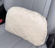 BIMLL B汽車(chē)腰靠沖孔麂皮絨靠背腰墊辦公室腰靠座椅靠墊護腰家用車(chē)用靠枕 曬單實(shí)拍圖