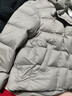 美力城卓沅同款|暖天鵝泡芙鵝絨女裝短款保暖外套休閑風(fēng)潮流韓版新款108 銀灰色 XS （80-100斤） 曬單實(shí)拍圖