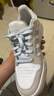 adidas ENTRAP美式校園風(fēng)運動(dòng)少年感復古籃球風(fēng)板鞋男女阿迪達斯   白色/淺藍/灰色   41 曬單實(shí)拍圖