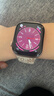 Apple/蘋(píng)果 Watch S11 智能手表GPS款42毫米玫瑰金色鋁金屬表殼淡桃粉色運動(dòng)型表帶M/L MEUP4CH/B 曬單實(shí)拍圖