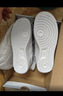 耐克空軍一號女子皮面運動(dòng)鞋春膠底低幫NIKE AIR FORCE 1 DD8959 100白色/白色/白色 36.5 曬單實(shí)拍圖
