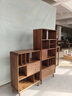 盤(pán)柁 黑胡桃木實(shí)木書(shū)柜北歐簡(jiǎn)約書(shū)房客廳小柜子邊柜自由組合柜格子柜 北美黑胡桃木高柜800*400*1152高 曬單實(shí)拍圖