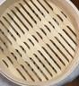 拜杰竹蒸籠 家用小籠包蒸籠屜 點(diǎn)心蒸籠手工藝竹蒸籠20cm 2層1蓋 曬單實(shí)拍圖