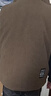 JEEP SPIRIT秋冬季新款羊羔絨馬甲男士外套坎肩棉服潮流工裝大兜馬夾帥氣棉衣 咖色 4XL 170-185斤 曬單實(shí)拍圖