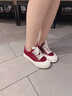 飛躍（Feiyue）官方女鞋板鞋女2026春季新款情侶休閑透氣帆布鞋女百搭潮流鞋子女 酒紅色 37 曬單實(shí)拍圖