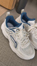 李寧奶椰丨休閑鞋男鞋春夏季低幫減震回彈柔軟透氣時(shí)尚休閑運動(dòng)老爹鞋 云霧白/淺石灰(403)-1 42 曬單實(shí)拍圖