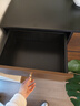 北在北方【包安裝】斗柜餐邊柜置物實(shí)木床尾柜儲物收納柜靠墻一體五斗櫥 黑+胡桃抽屜100-40-90六斗柜 曬單實(shí)拍圖