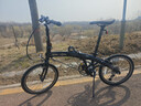 大行（DAHON）P10折疊自行車(chē)20英寸10速鋁合金成人通勤V剎 PAA003 珠光深藍 曬單實(shí)拍圖