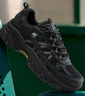 駱駝（CAMEL）男鞋造極2代新款戶(hù)外登山鞋女透氣增高情侶徒步休閑運動(dòng)鞋子男 G16S307001 黑色 男【四季網(wǎng)里款】 42 曬單實(shí)拍圖