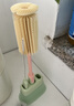 beedoll千毛硅膠奶瓶刷嬰兒奶嘴刷吸管刷杯刷清潔套裝 直柄四件套-清新綠 曬單實(shí)拍圖