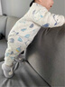 迪士尼寶寶秋冬季新生嬰兒步前鞋襪0-3-6月1歲男女寶寶純棉加絨軟底不掉保暖 加厚加絨款【灰色】 1雙 均碼 內(nèi)長11cm【建議0-5個月】 曬單實拍圖