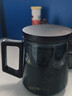 【耐熱防爆】泡茶杯茶水分離高硼硅耐熱玻璃茶杯高檔男女通用家用 鴉青深空三件杯450ml1只 曬單實(shí)拍圖