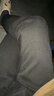 羅蒙（ROMON）牛仔褲男秋冬季休閑褲男士彈力修身小腳褲子男褲 黑色 31 曬單實(shí)拍圖