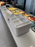 格興A8仿瓷分格餐盤(pán)商用密胺餐具食堂學(xué)校四格六格快餐盤(pán)長(cháng)方形分格盤(pán) 升級款A8白色-特厚六格單盤(pán)【加量不加價(jià)】重415g 曬單實(shí)拍圖