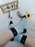 夢(mèng)特嬌（MONTAGUT）襪子男夏季100%純棉10A級抗菌防臭襪男士吸汗耐磨全新疆棉休閑襪 曬單實(shí)拍圖