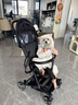 愛(ài)貝麗遛娃神器mini嬰兒推車(chē)可坐可躺口袋推車(chē)折疊傘車(chē)旅行便攜手推車(chē) 小不點(diǎn)6S Pro 黛黑色（升級單手收車(chē)） 曬單實(shí)拍圖
