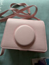 彩友樂(lè )拍立得保護套miniEVO保護殼相機配件鋁合金鏡頭蓋防刮耐摔mini evo拍立得殼掛繩配飾透明殼水晶殼 mini EVO相機包 淺粉+鏡頭蓋粉 含肩帶送鋼化膜 曬單實(shí)拍圖
