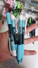 派通（Pentel ）BLN105按動(dòng)藍色中性筆高顏值0.5mm簽字筆商務(wù)學(xué)生速干水筆水性筆文具 天藍桿黑芯5支裝 曬單實(shí)拍圖