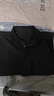 皮爾卡丹（pierre cardin）純棉短袖t恤男春夏季新款商務(wù)休閑翻領(lǐng)polo衫純色體恤吸汗百搭打 93895深灰色【短柚】 R32 XL /52 曬單實(shí)拍圖