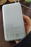 小米（MI）【3C認證】小米充電寶 自帶線(xiàn) 快充版 20000 33W 淺灰色 可上飛機/火車(chē) 可充手機平板筆記本耳機 曬單實(shí)拍圖
