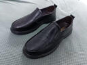 普步仕品牌一腳蹬豆豆鞋男2026秋季真皮軟皮商務(wù)休閑鞋中年軟底防臭皮鞋 黑色 42 曬單實(shí)拍圖