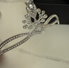 NIANFIN水晶公主皇冠頭飾生日水鉆王冠頭箍高級感發(fā)箍新娘發(fā)飾春夏禮物 曬單實(shí)拍圖