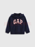 蓋璞（GAP）男女幼童2026春季新款logo毛圈寬松連帽衫兒童裝衛衣860963 曬單實(shí)拍圖