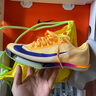 耐克男子田徑短跑釘鞋春季輕便緩震運動(dòng)跑步NIKE MAXFLY 2 FD8395 800脈沖檸檬黃綠/耀眼靛紫 37.5 曬單實(shí)拍圖