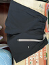 蕉下（beneunder）防潑水工裝短褲女涼感速干褲機能短褲夏防曬吸汗戶(hù)外運動(dòng)短褲 漫暮黑 L 曬單實(shí)拍圖