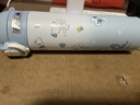 史努比（SNOOPY）兒童保溫杯帶吸管316L不銹鋼大容量水杯小學(xué)生雙飲男女便攜杯子藍 曬單實(shí)拍圖