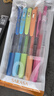 斑馬牌（ZEBRA）JJB15中性筆 0.7mm按動(dòng)簽字筆 學(xué)生彩色手賬筆重點(diǎn)標記筆 JJB15-5CA 5色套裝 曬單實(shí)拍圖