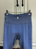 飛比特【跑步九分褲3.0】女士九分褲腰包褲瑜伽跑步壓縮導汗云嶺藍3.0 M 曬單實(shí)拍圖