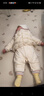 babylove【彩虹全能衣】嬰兒連體衣秋冬寶寶恒溫薄夾棉羊毛保暖哈衣爬服 曬單實(shí)拍圖
