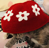 邦帛世毛線(xiàn)帽子冬季保暖針織鏤空漁夫帽女可愛(ài)新年甜美花朵帽水桶帽子 花朵毛線(xiàn)針織帽【酒紅色】 均碼【55-58cm】 曬單實(shí)拍圖
